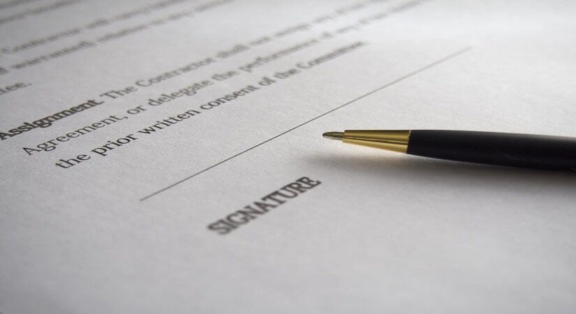 Is an agreement to lease binding?