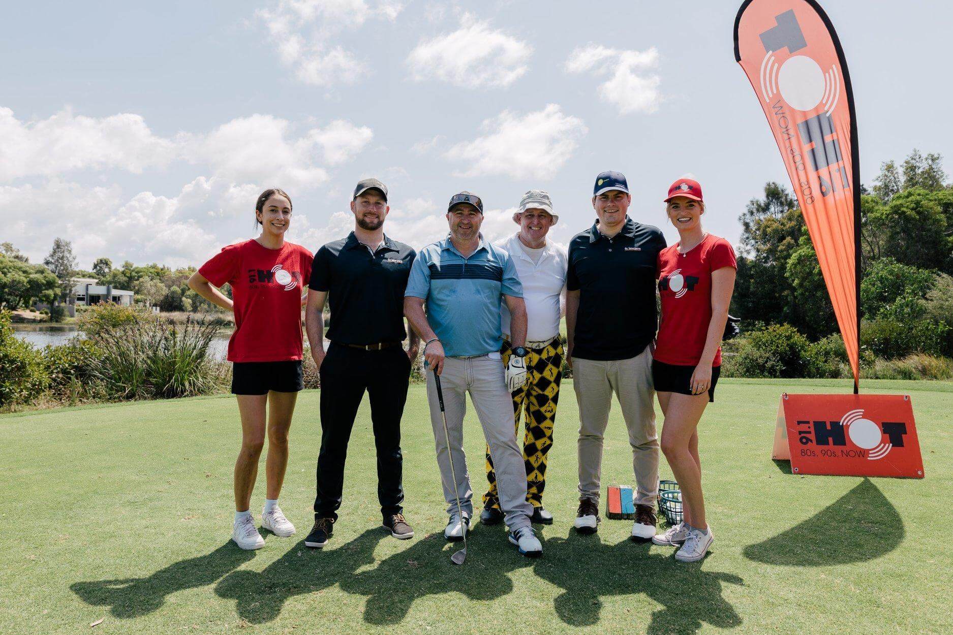 Hot911 FM FC Lawyers Sunshine Coast Danny Buxton Garry Eilola Jeremy Vigar FC Lawyers Golf STEPS Charity ARBEE ROOFING