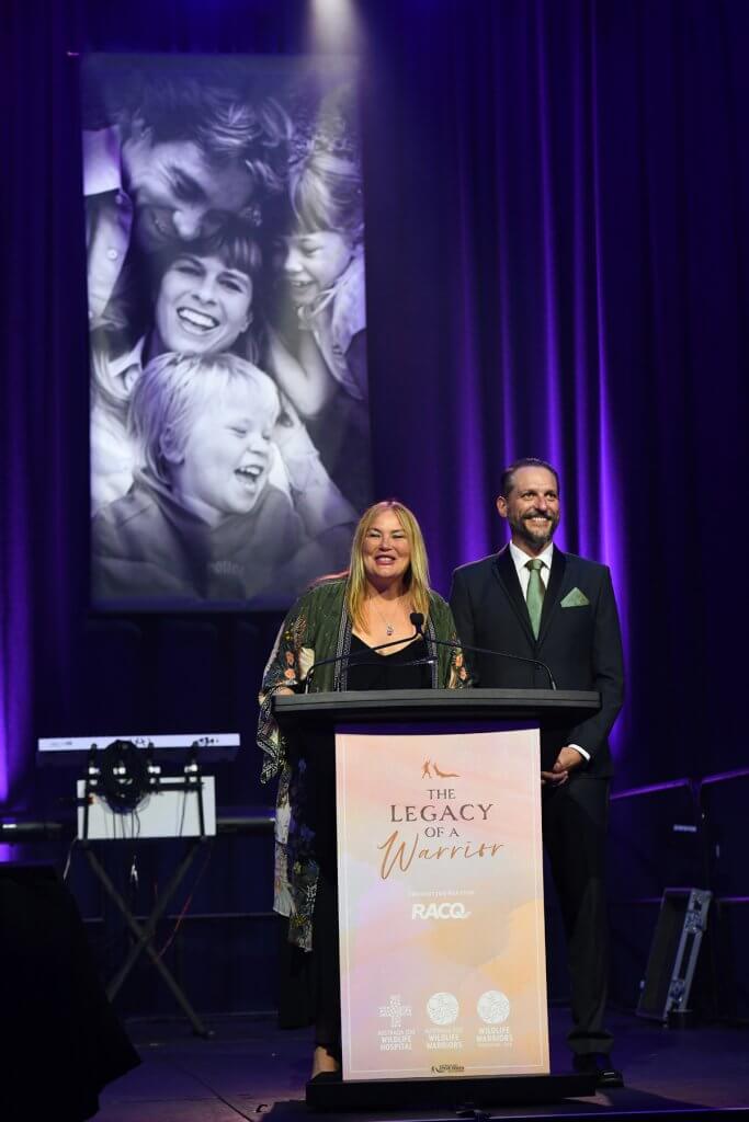Caroline Hutchinson Mark Darin MixFM Sunshine Coast Radio Steve Irwin Gala Dinner 2021 Brisbane